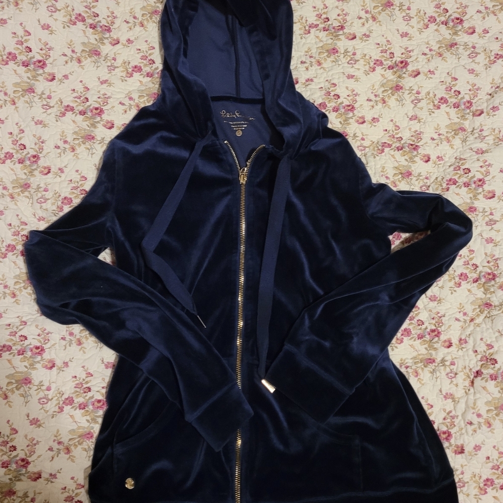Lilly Pulitzer Velour Sweatshirt